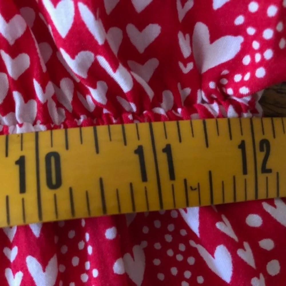 Victoria's Secret “Hearts for My Sweet Heart” Red & White Short Kimono Robe O/S - Picture 12 of 16